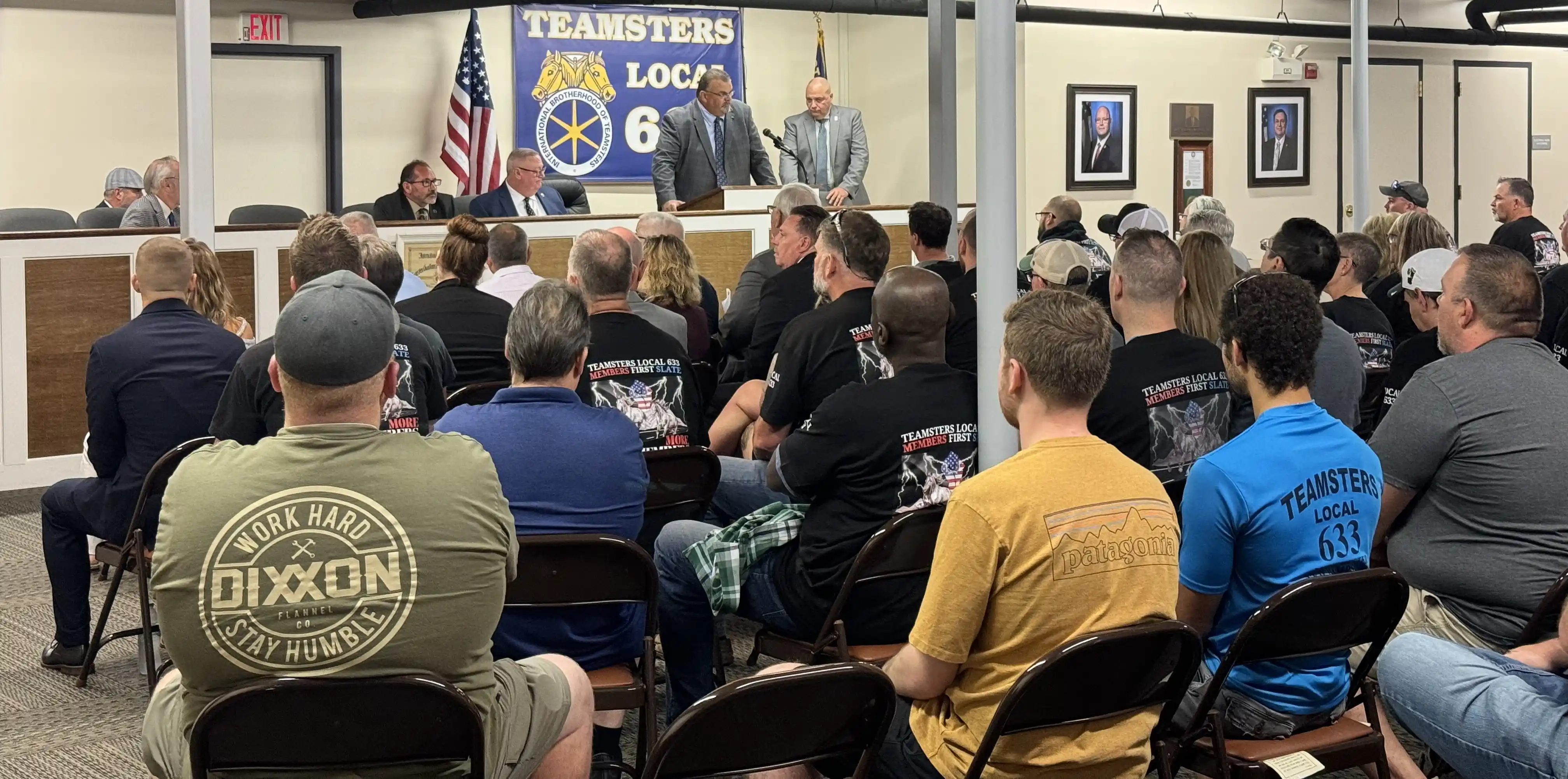 Nomination Meeting at Teamsters Local 633